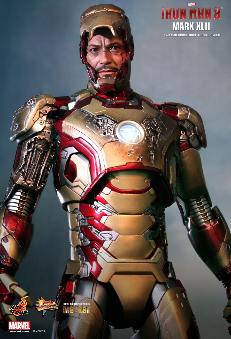 realistic iron man action figure