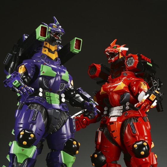 Godzilla vs. Evangelion Toho 30cm Series Kiryu Eva Unit 01 Type 2002