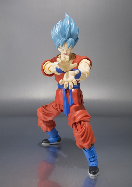 action figure goku super saiyan god