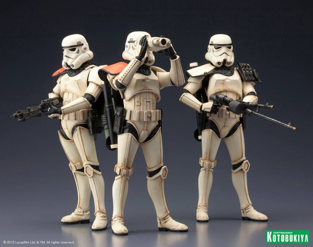 Star Wars Sandtrooper Squad Leader Two Pack Artfx+ Statue 