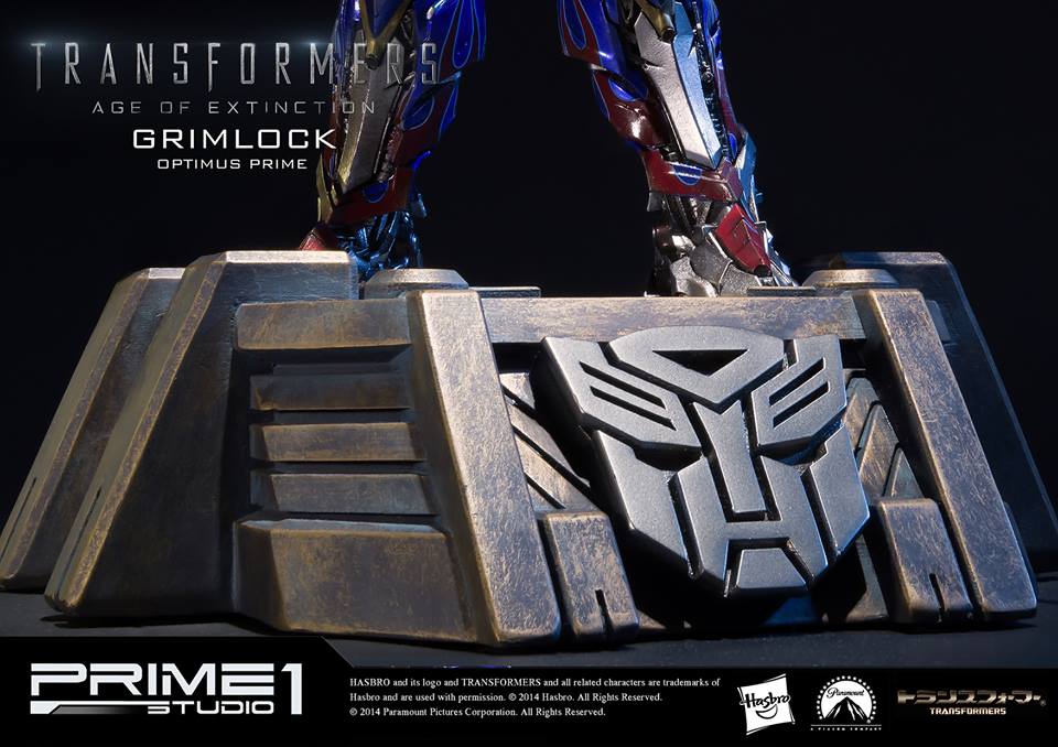 transformers age of extinction optimus prime and grimlock toy